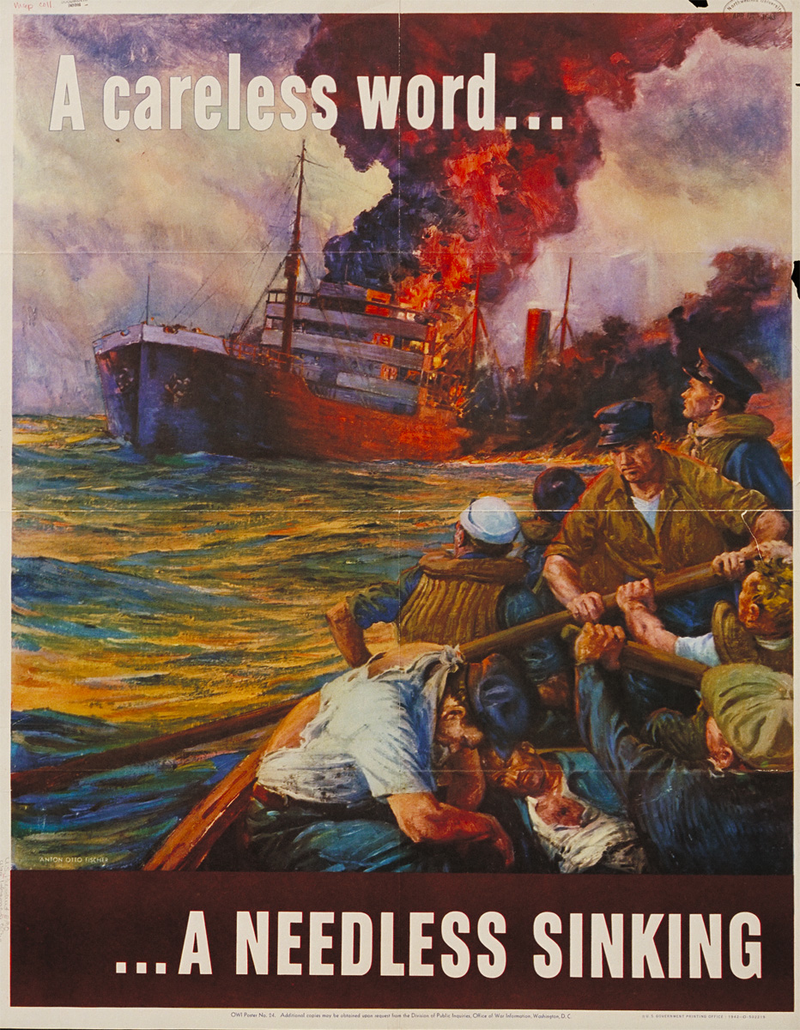 Illustration for article titled The Best Operations Security Propaganda Posters From World War II